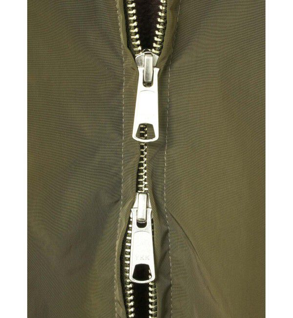 mizuiro ind「mizuiro ind バックボアフードジャケット」|ブルゾン・スタジャン|