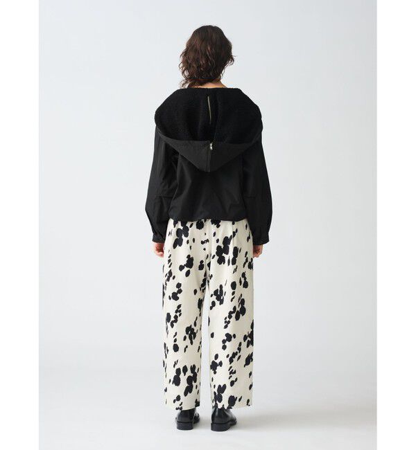 mizuiro ind「mizuiro ind バックボアフードジャケット」|ブルゾン・スタジャン|