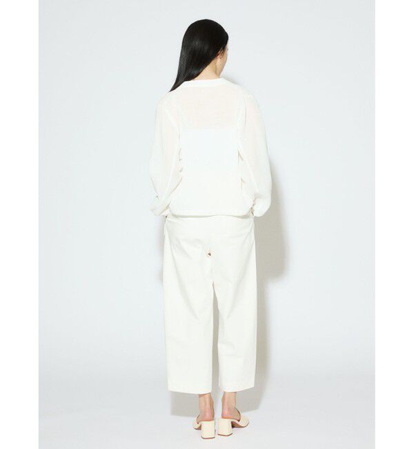 MIDIUMISOLID「MIDIUMISOLID for Ladies リネンライクメッシュブルゾン」|ブルゾン・スタジャン|