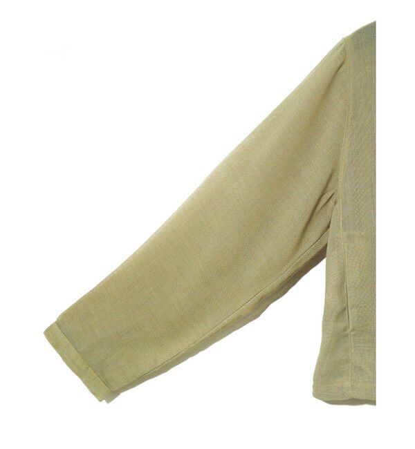 MIDIUMISOLID「MIDIUMISOLID for Ladies リネンライクメッシュブルゾン」|ブルゾン・スタジャン|