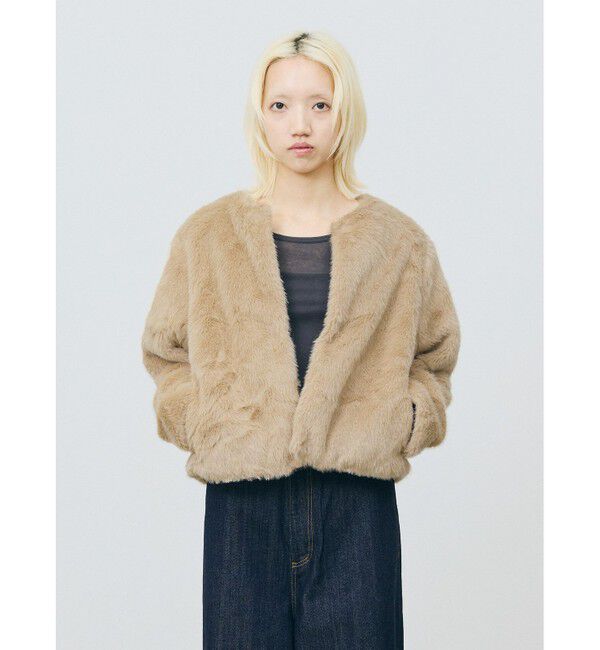 MARMARMAR「MARMARMAR ファーブルゾン」|ブルゾン・スタジャン|