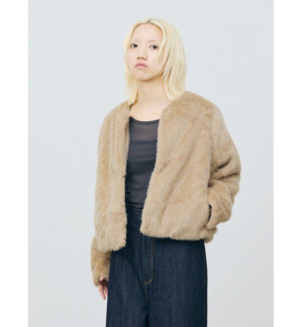 MARMARMAR「MARMARMAR ファーブルゾン」|ブルゾン・スタジャン|