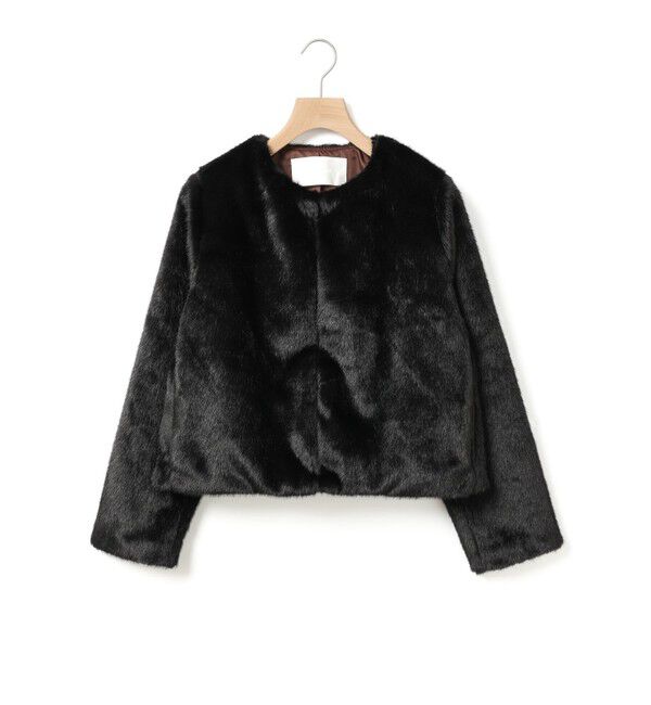 MARMARMAR「MARMARMAR ファーブルゾン」|ブルゾン・スタジャン|ブラック