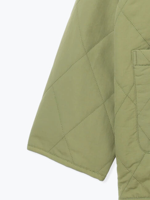 Samansa Mos2 blue「キルトミドルコート」|その他|