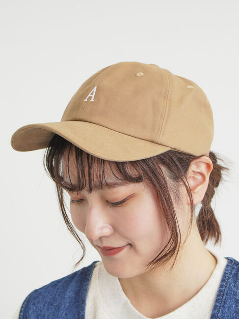 Samansa Mos2「【消臭効果】イニシャル刺繍キャップ」|その他|