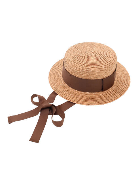 Samansa Mos2「リボン付きカンカン帽」|その他|