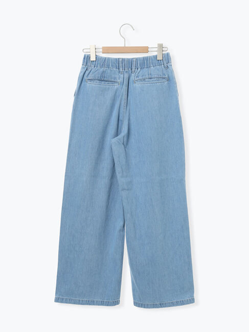 Samansa Mos2「デニムタックトラウザー」|その他|