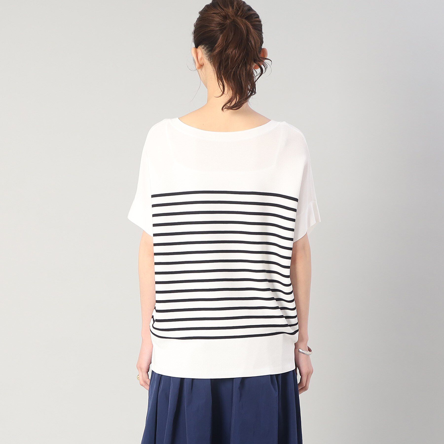 UNTITLED「【大人気のベストセラーアイテム！／洗える】前後2WAY レーヨンストレッチニット」|ニット・セーター|