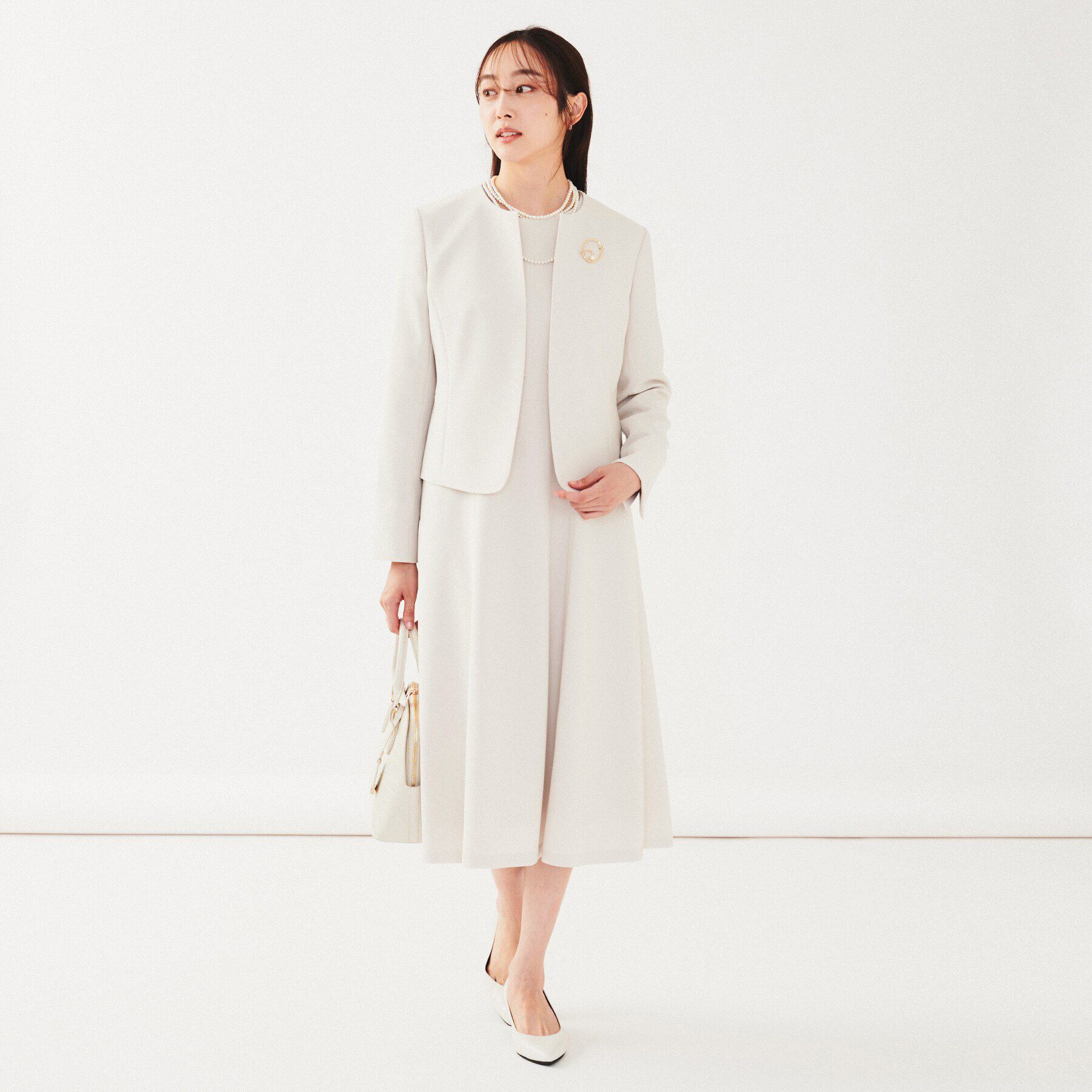 UNTITLED「【通勤】フレアワンピース」|ワンピース|