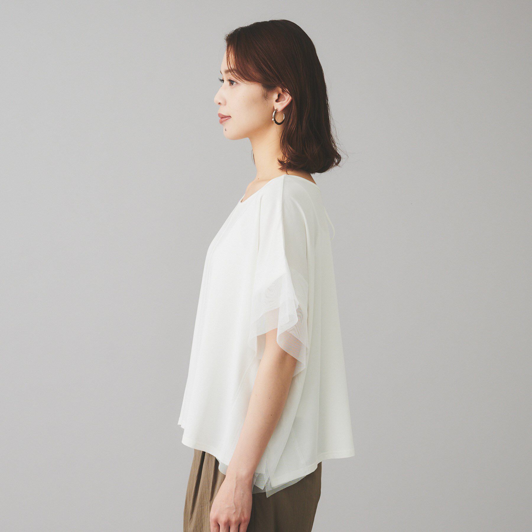 UNTITLED「【TORRAZZO DONNA】前後2wayポンチョプルオーバー」|Tシャツ・カットソー|