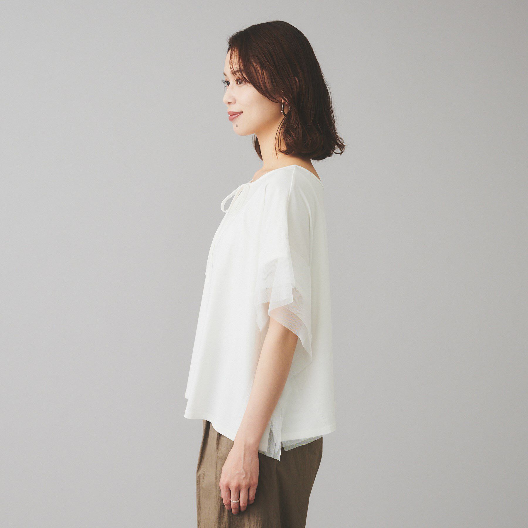 UNTITLED「【TORRAZZO DONNA】前後2wayポンチョプルオーバー」|Tシャツ・カットソー|