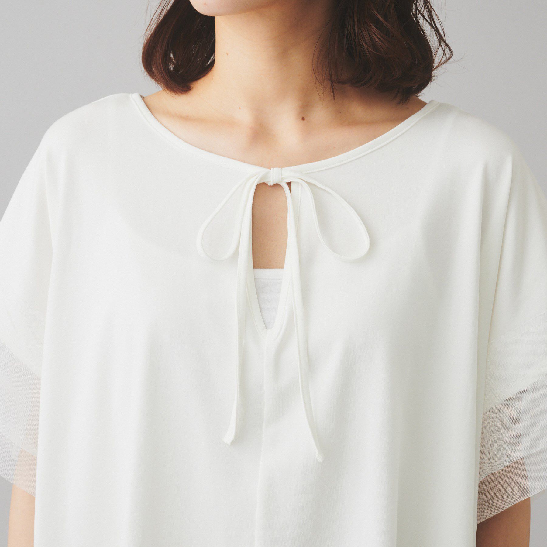 UNTITLED「【TORRAZZO DONNA】前後2wayポンチョプルオーバー」|Tシャツ・カットソー|