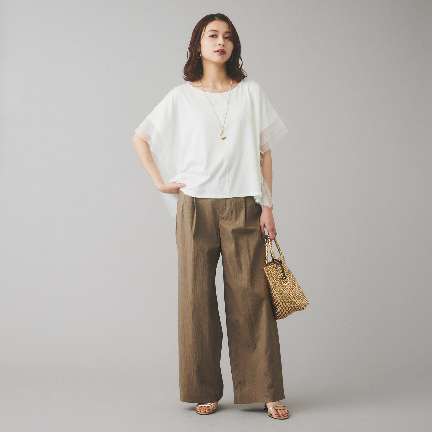 UNTITLED「【TORRAZZO DONNA】前後2wayポンチョプルオーバー」|Tシャツ・カットソー|