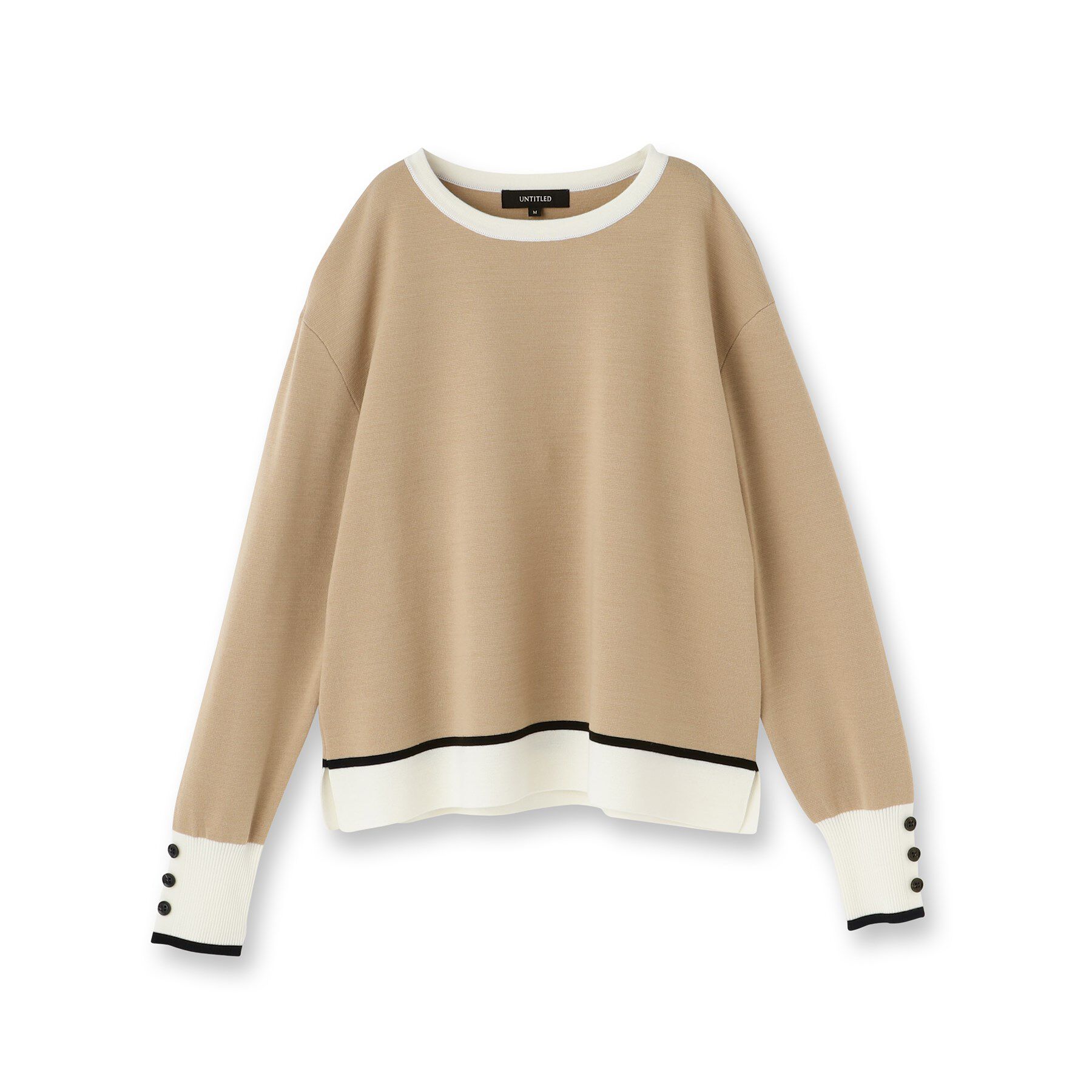 UNTITLED「【アンサンブル可/洗える】ウールミラノリブニット」|ニット・セーター|