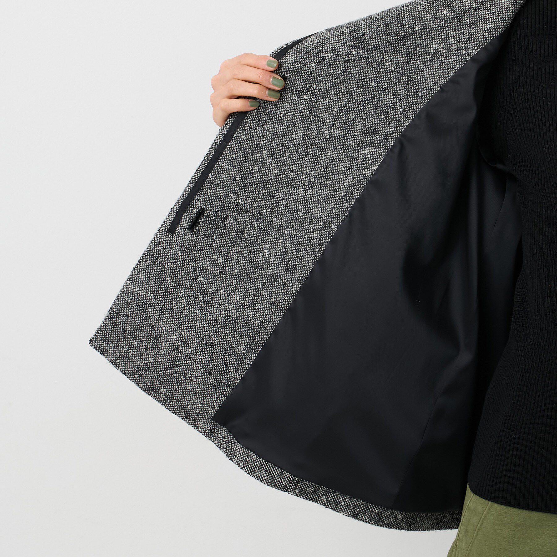 UNTITLED「【スタンドカラー/オンオフ使える】クラシカルツイードコート」|その他|