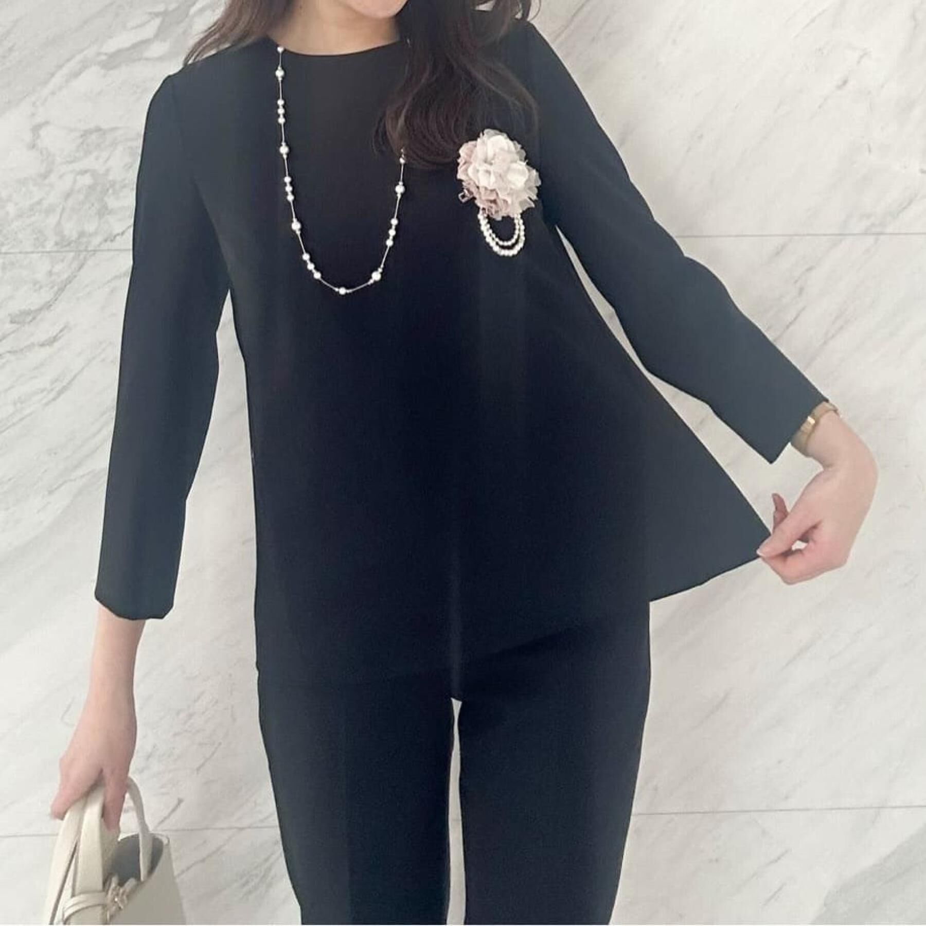 COUP DE CHANCE「【洗える／撥水加工】Aラインブラウス」|シャツ・ブラウス|