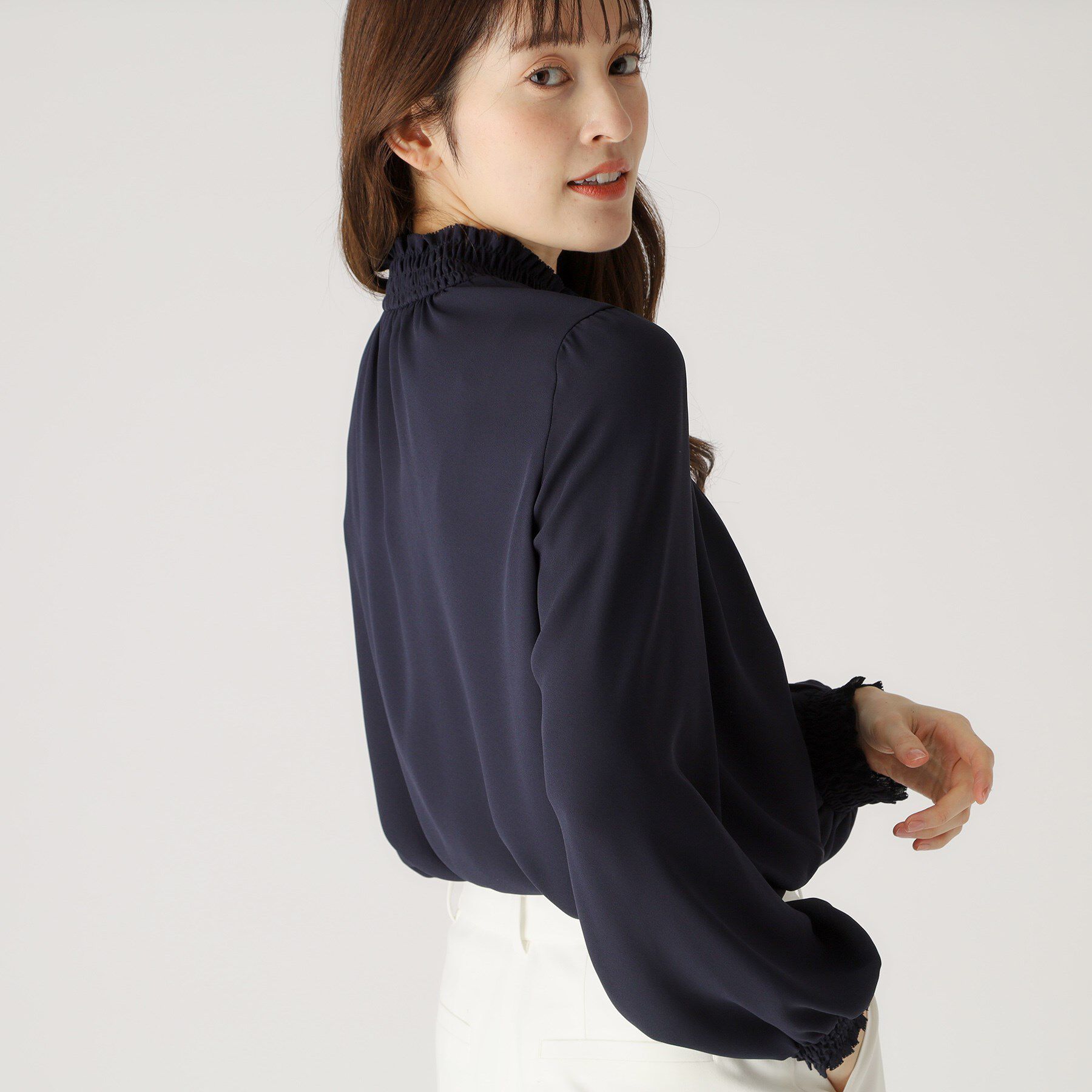 COUP DE CHANCE「【洗える】デザインブラウス」|シャツ・ブラウス|