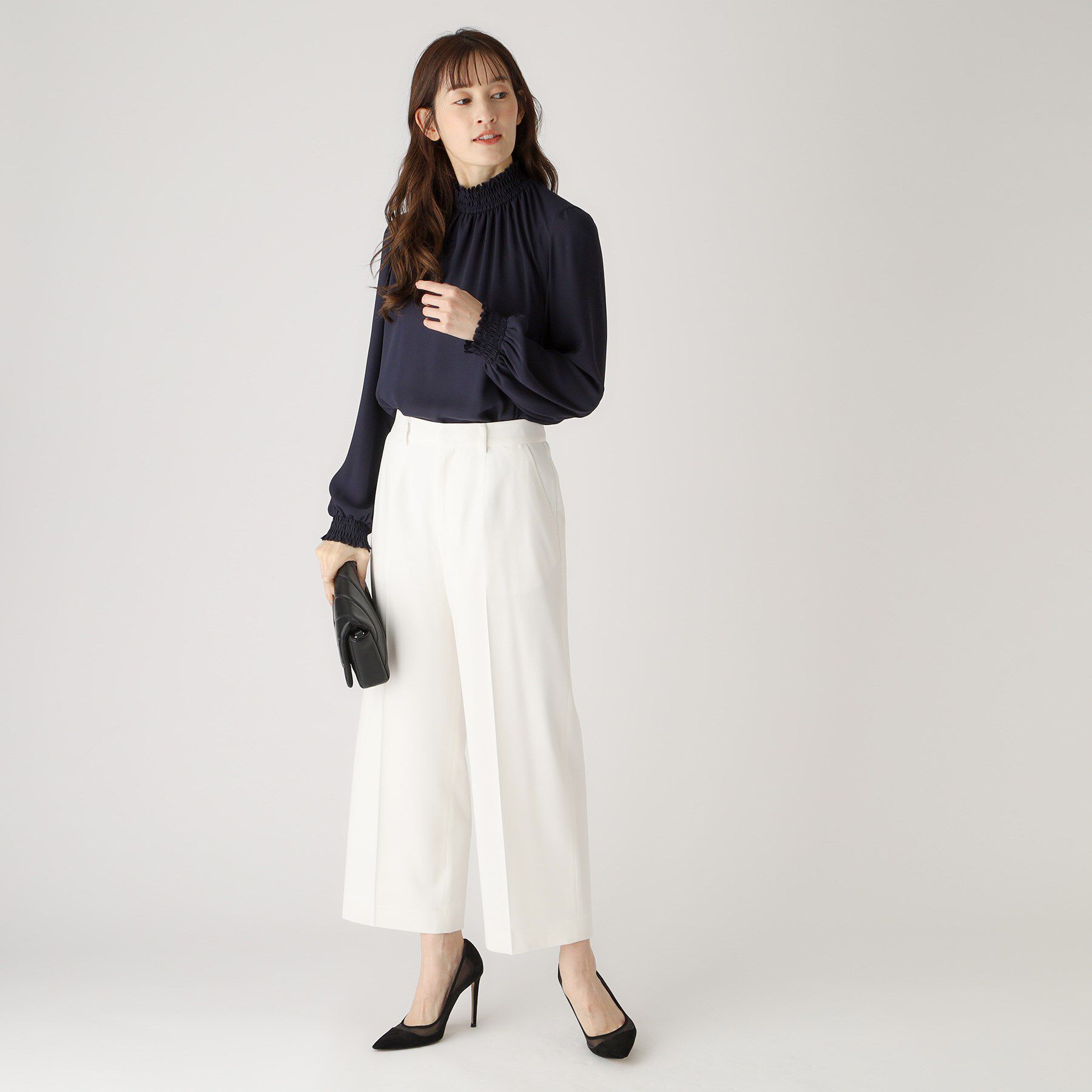 COUP DE CHANCE「【洗える】デザインブラウス」|シャツ・ブラウス|