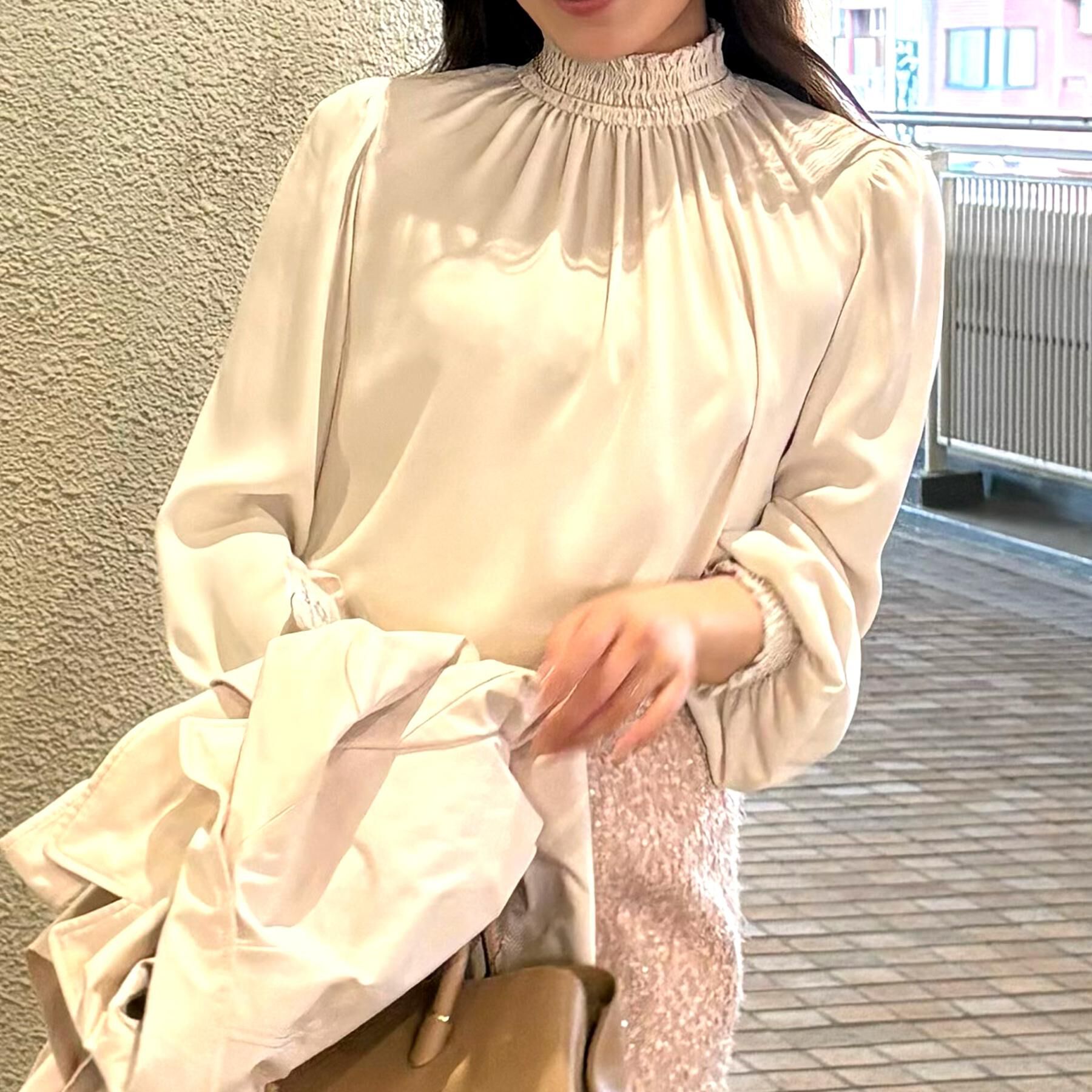 COUP DE CHANCE「【洗える】デザインブラウス」|シャツ・ブラウス|