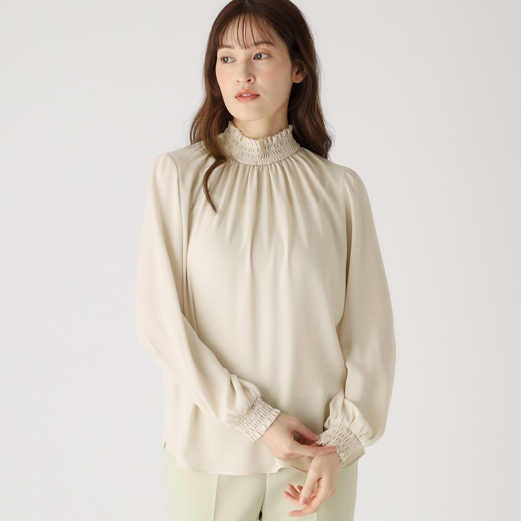 COUP DE CHANCE「【洗える】デザインブラウス」|シャツ・ブラウス|