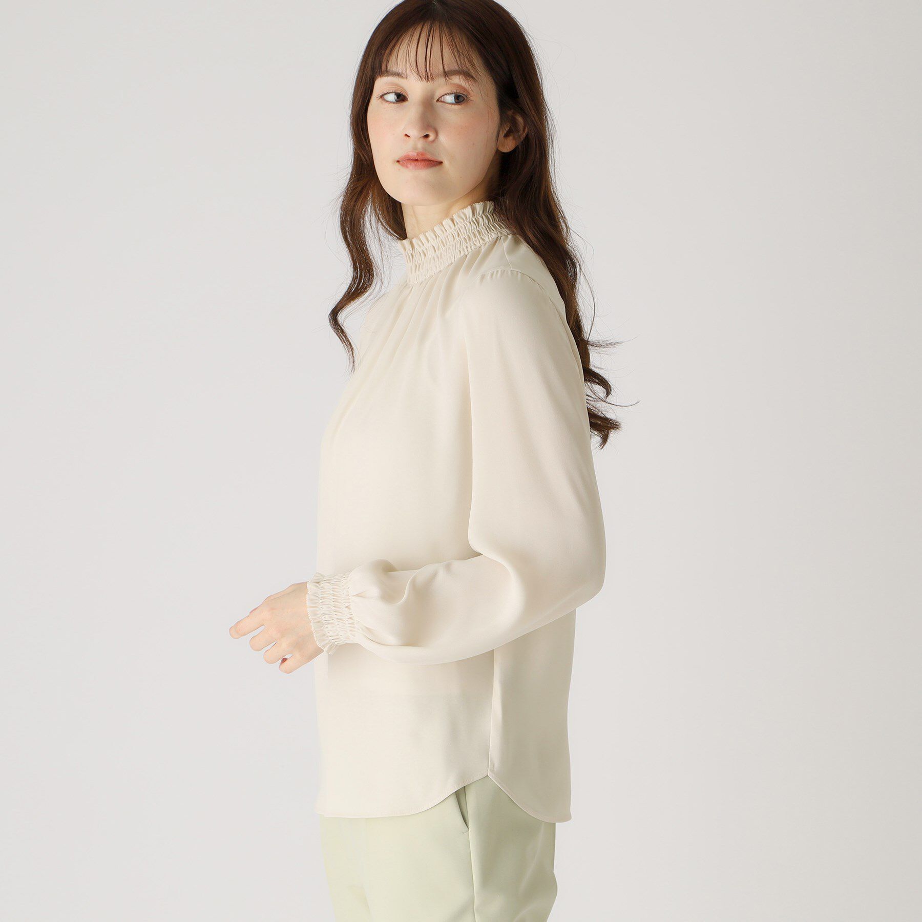 COUP DE CHANCE「【洗える】デザインブラウス」|シャツ・ブラウス|