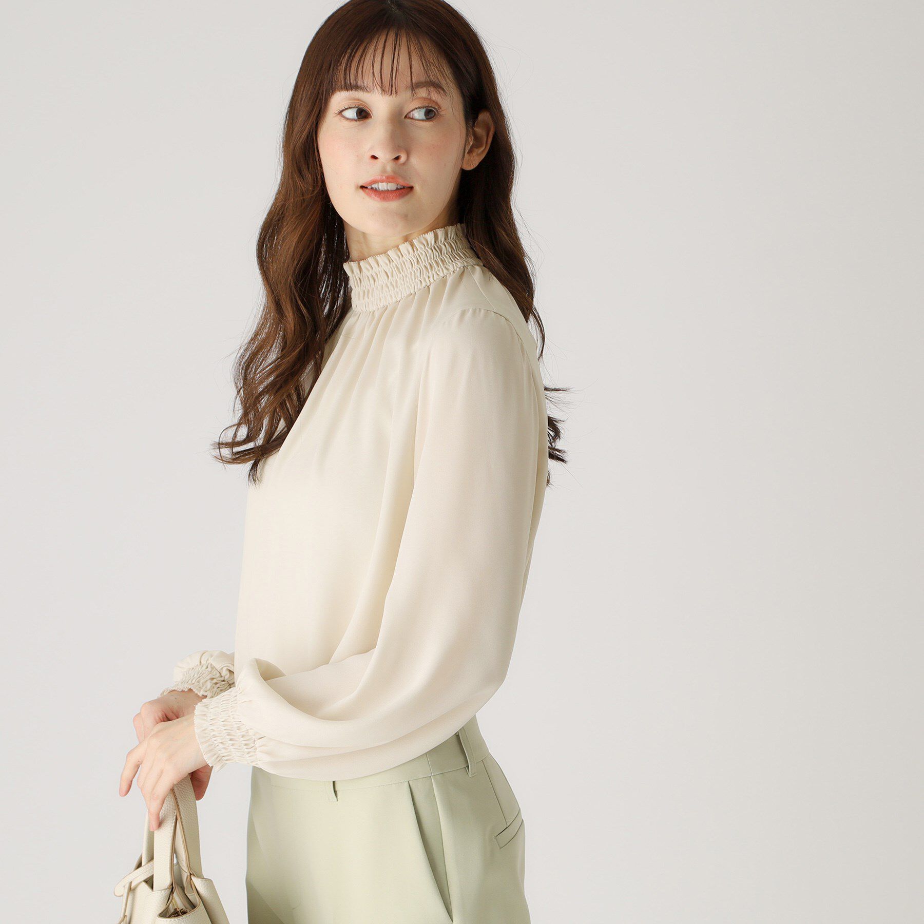 COUP DE CHANCE「【洗える】デザインブラウス」|シャツ・ブラウス|