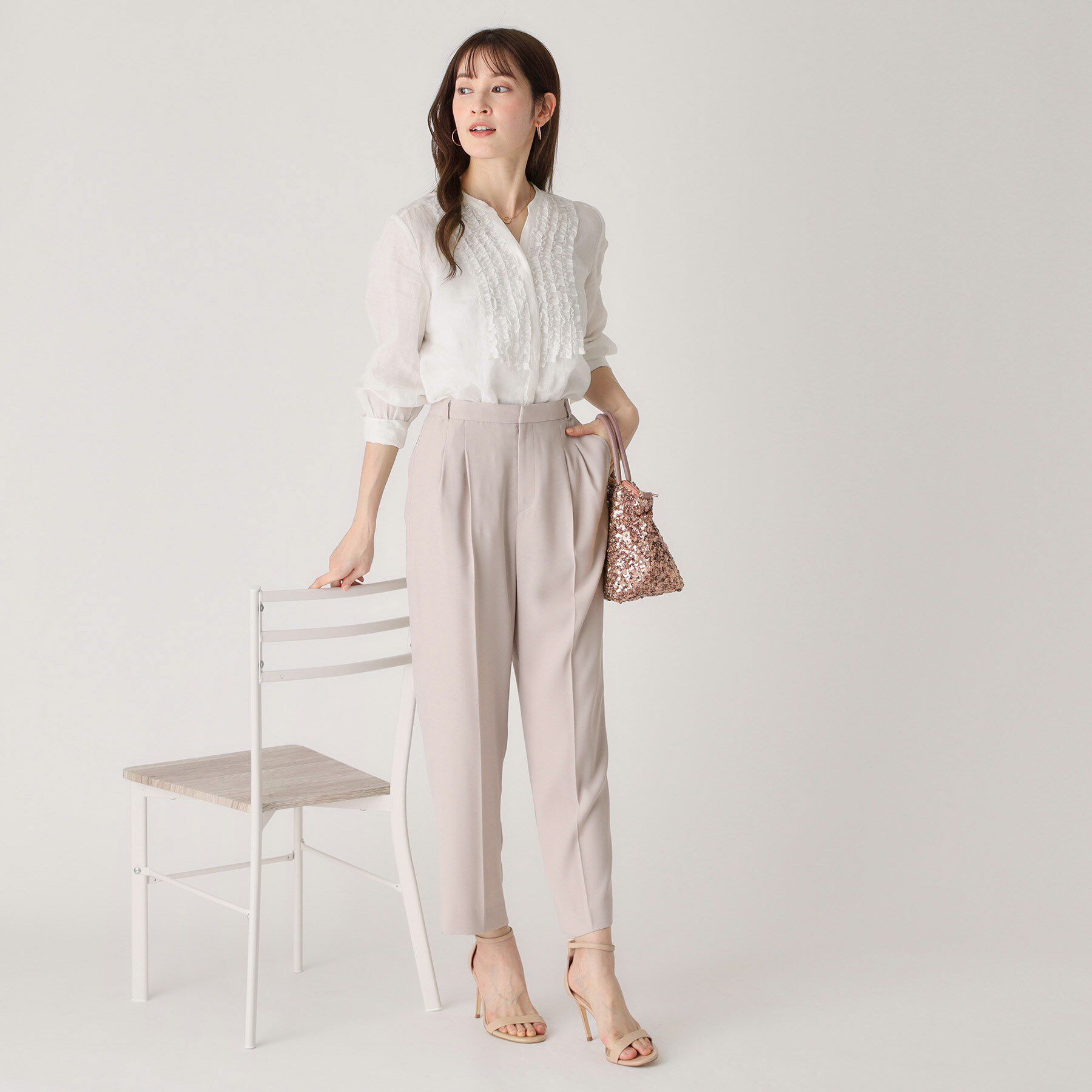 COUP DE CHANCE「【洗える／ウエストゴム】テーパードパンツ」|その他|