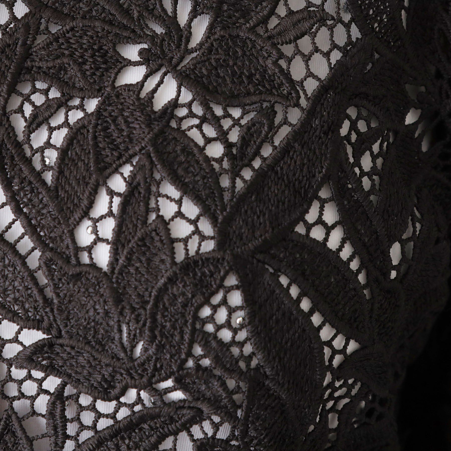 COUP DE CHANCE「【レース／セットアップ可】華やかレースブルゾン」|ブルゾン・スタジャン|