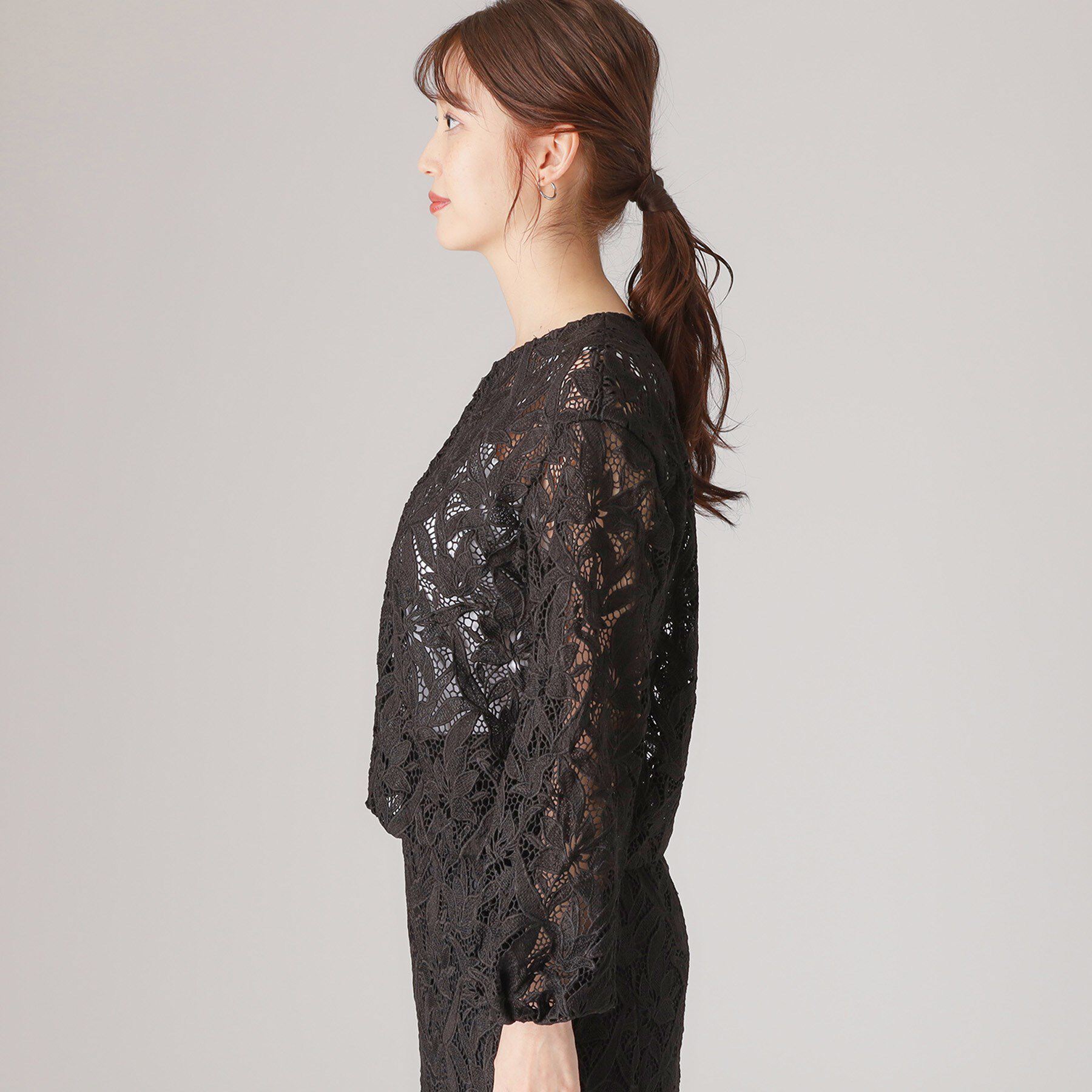 COUP DE CHANCE「【レース／セットアップ可】華やかレースブルゾン」|ブルゾン・スタジャン|