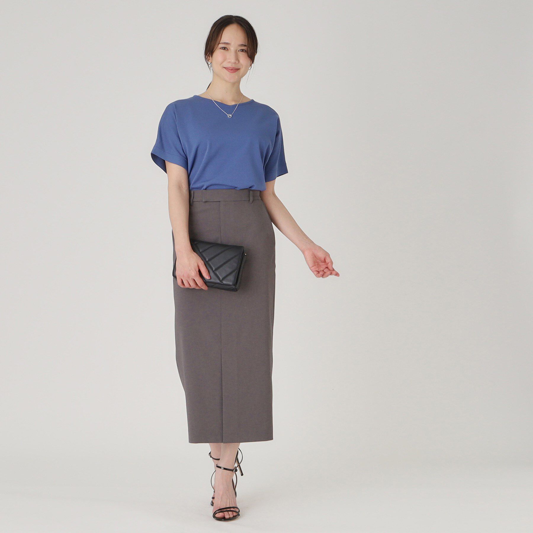 COUP DE CHANCE「【洗える／ヒップ丈】異素材組合せトップス」|ニット・セーター|