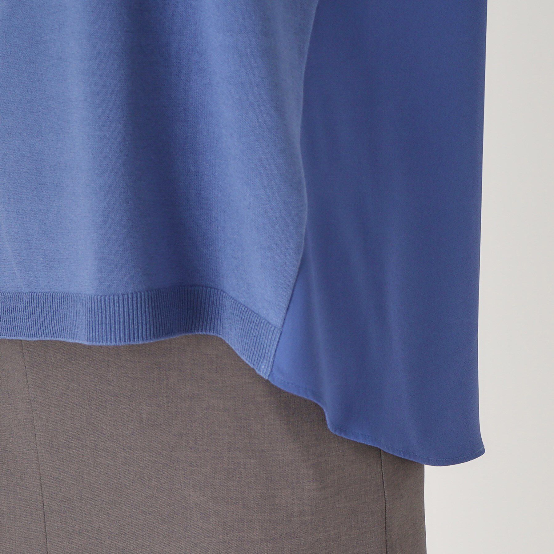 COUP DE CHANCE「【洗える／ヒップ丈】異素材組合せトップス」|ニット・セーター|