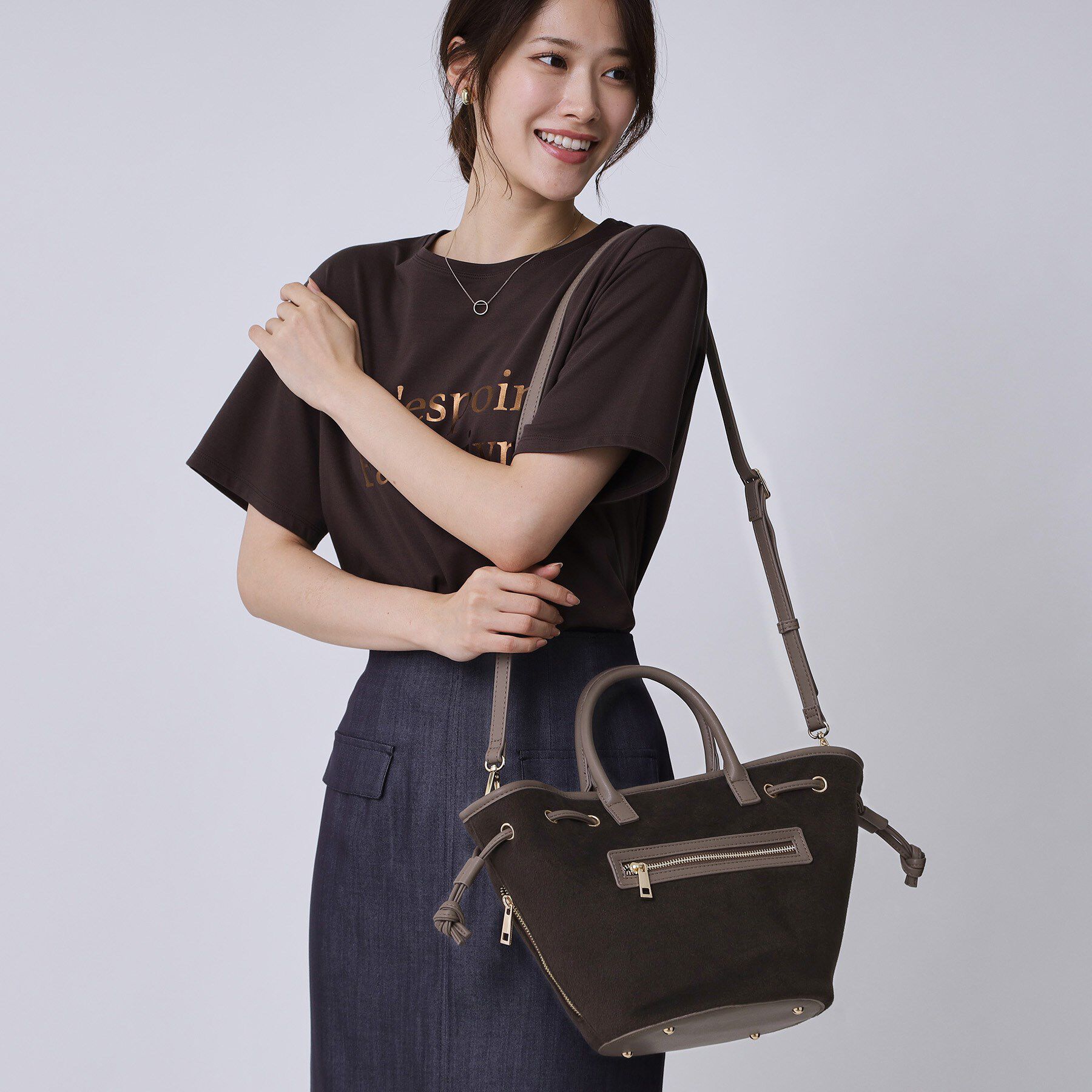 COUP DE CHANCE「ダブルシェイプトート／2WAY使用／ショルダー付き」|トートバッグ|