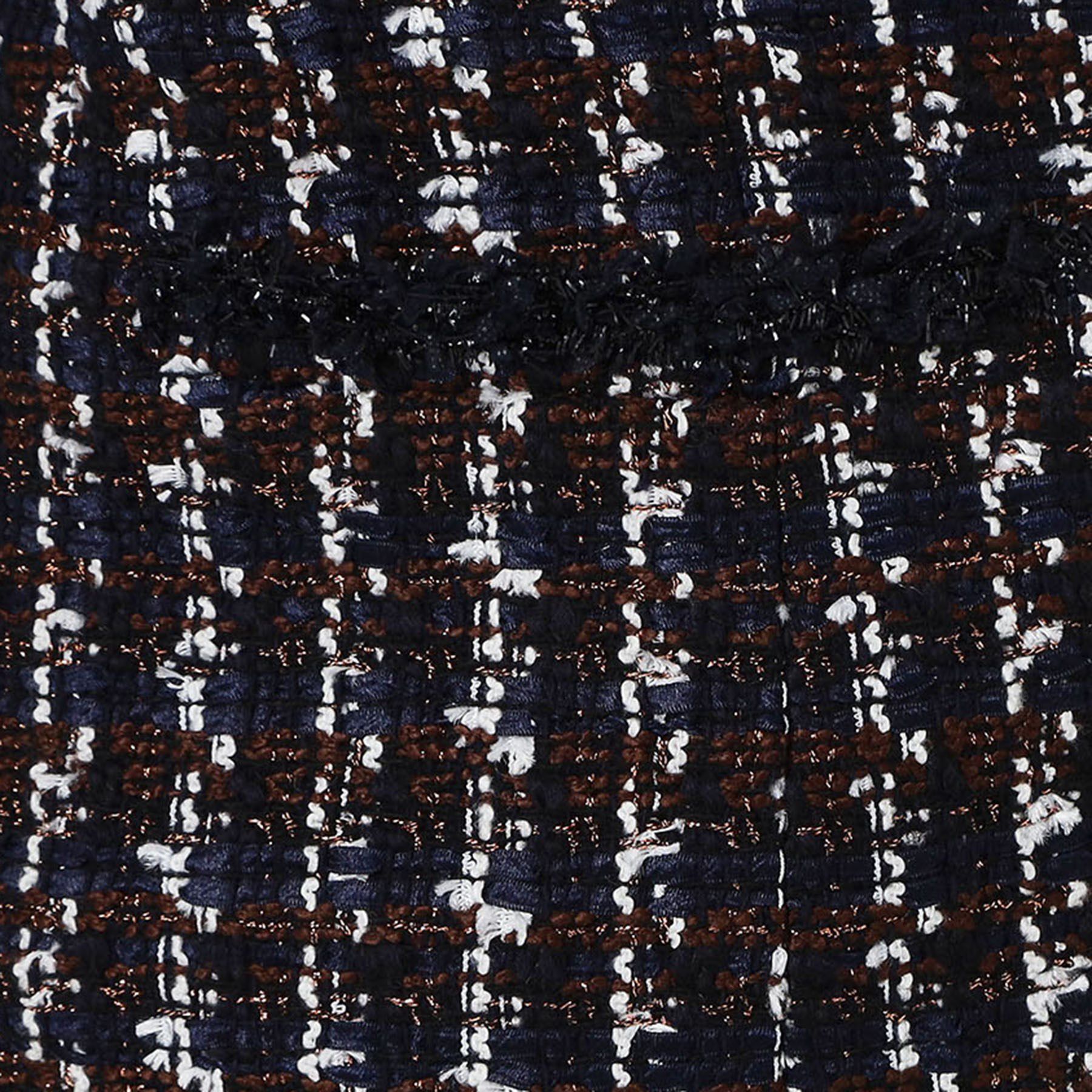 COUP DE CHANCE「【日本製／セットアップ可】ファンシーツィードのショート丈ジャケット」|ノーカラージャケット|