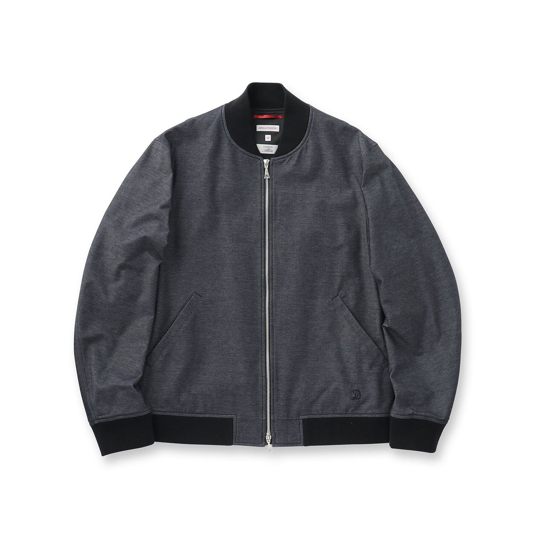 DRESSTERIOR「ALBINI デニムジャージMA－1」|ブルゾン・スタジャン|