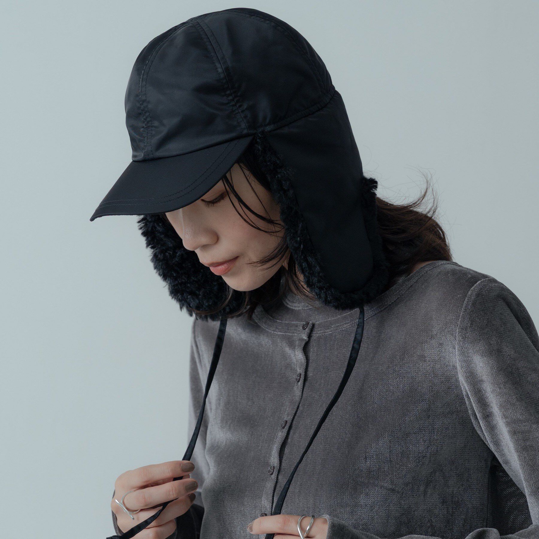 GALLEST「イヤーカバーナイロンキャップ」|キャップ・キャスケット|