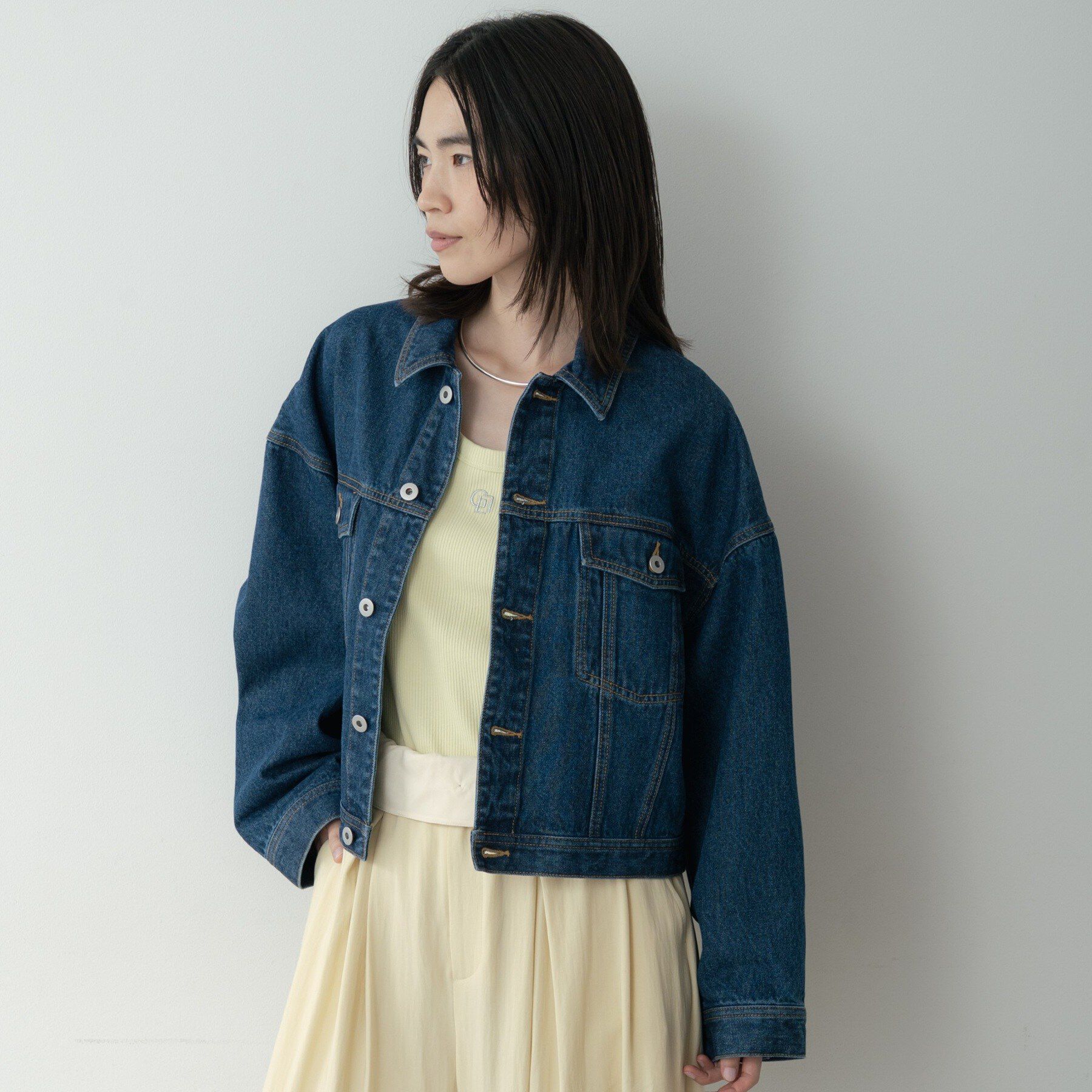 GALLEST「ボックスデニムジャケット」|デニムジャケット|