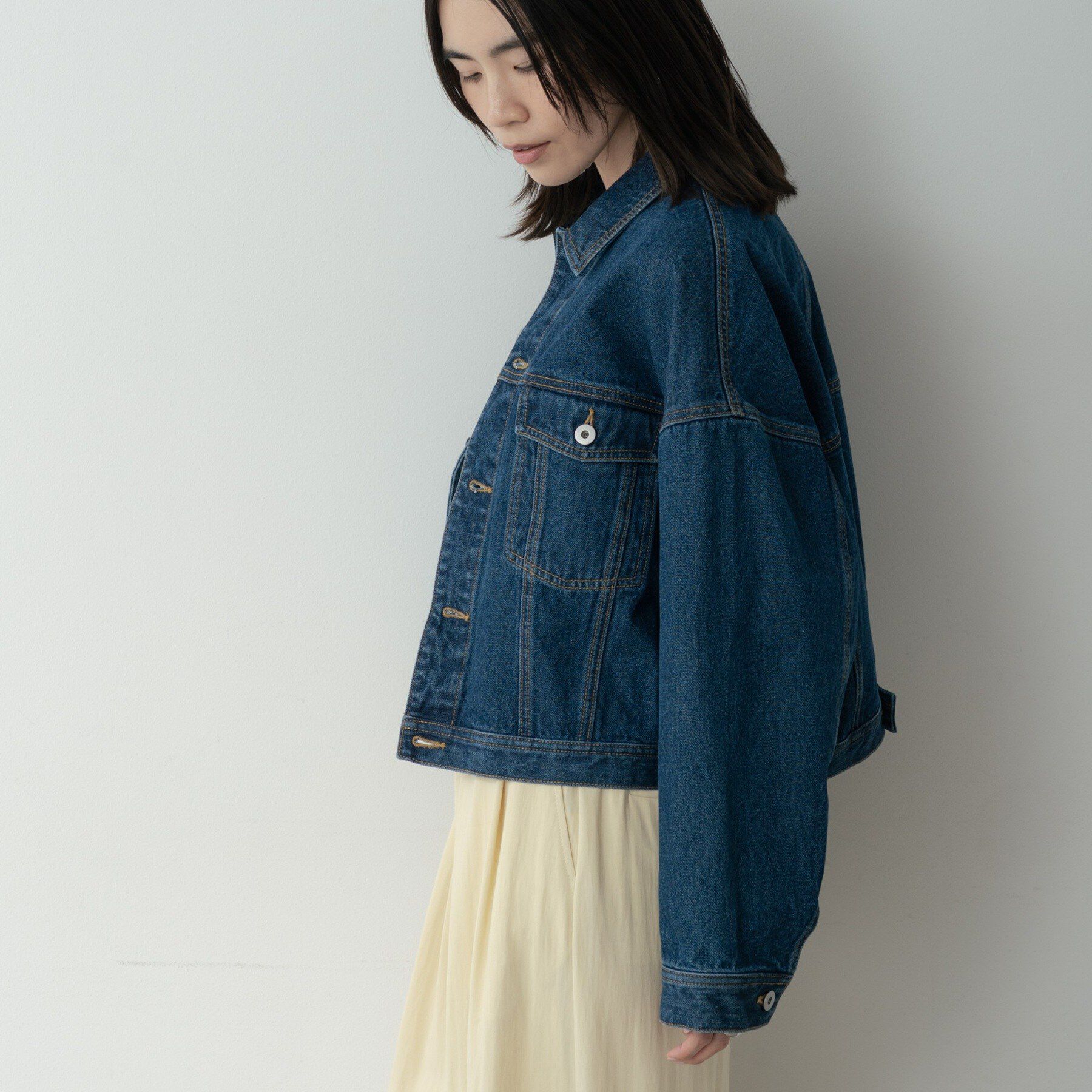 GALLEST「ボックスデニムジャケット」|デニムジャケット|