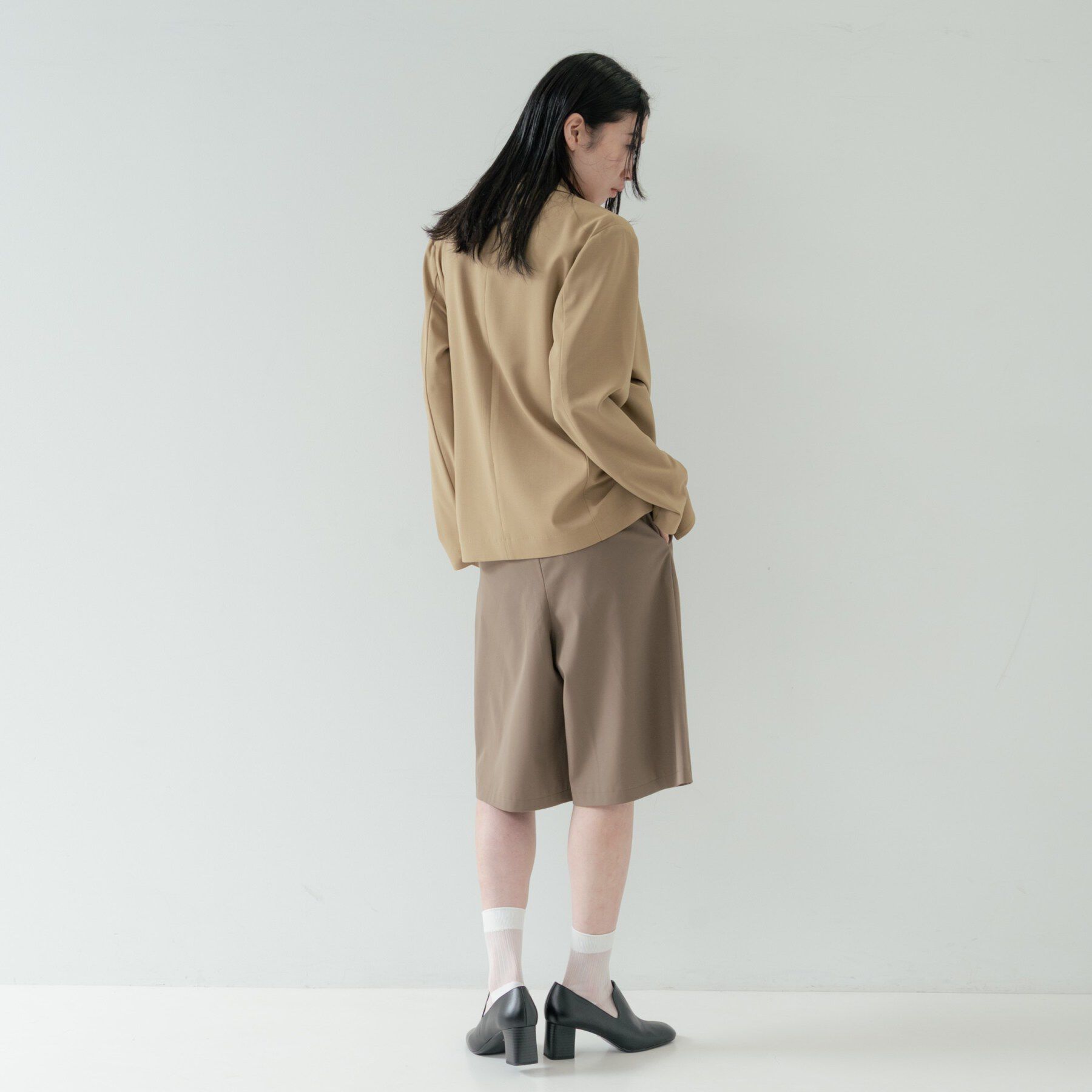 GALLEST「Comfy SET UP｜ダブルブレストイージージャケット【セットアップ対応／通勤／カセット服】」|テーラードジャケット|