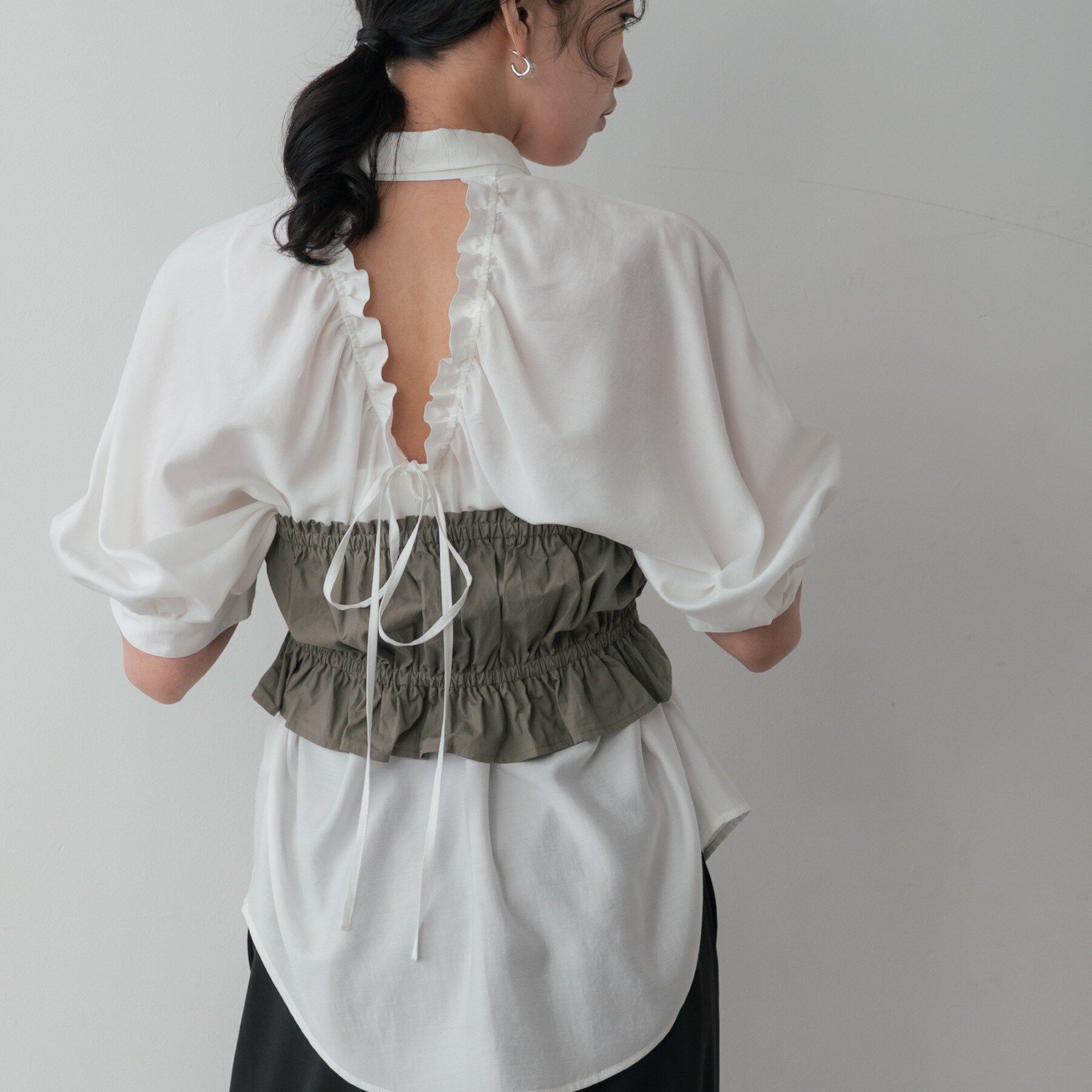 GALLEST「シャーリングチューブトップ」|シャツ・ブラウス|