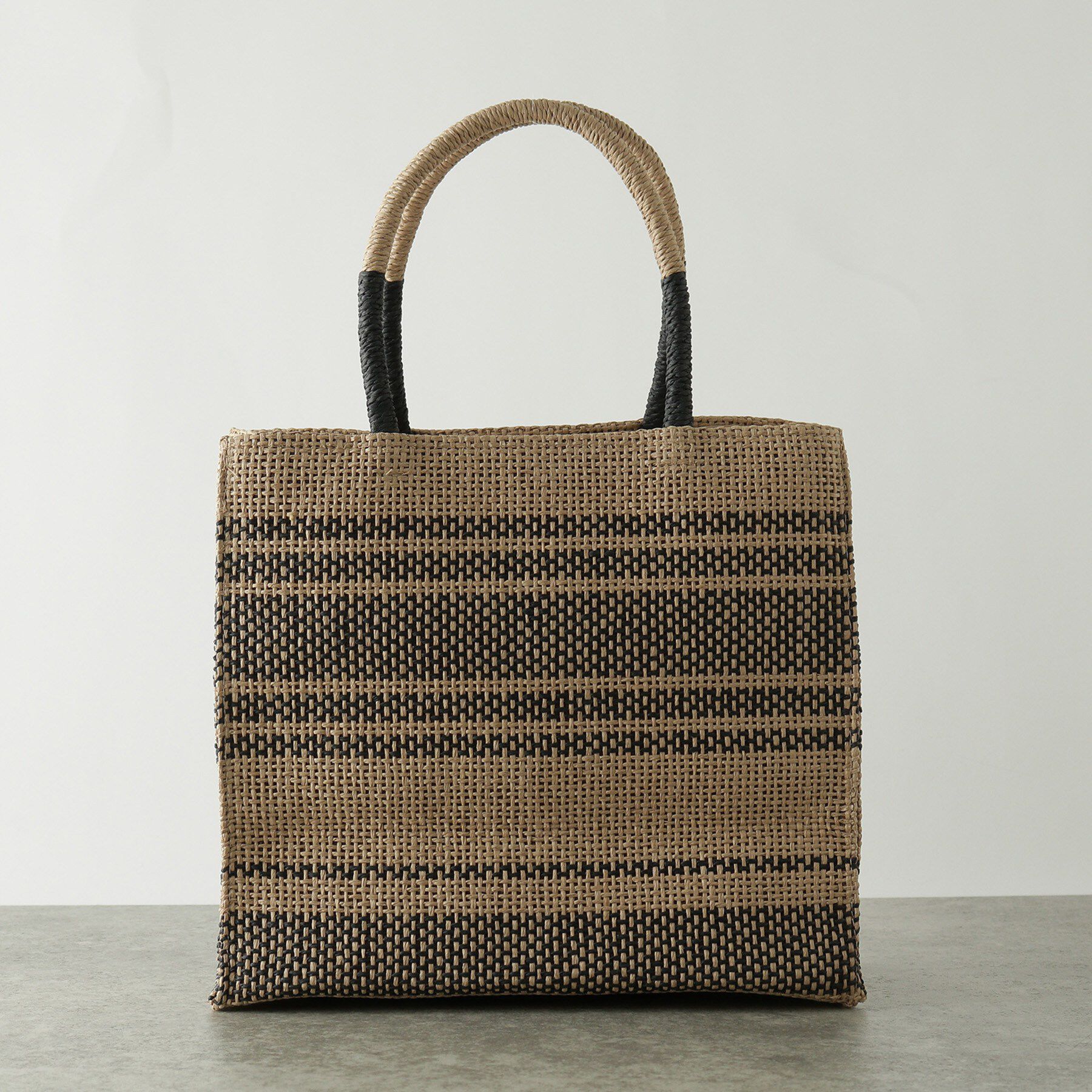 GALLEST「ボーダーボックストート」|トートバッグ|