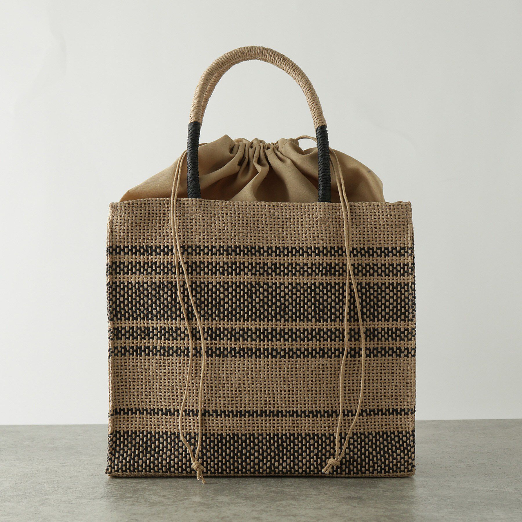 GALLEST「ボーダーボックストート」|トートバッグ|