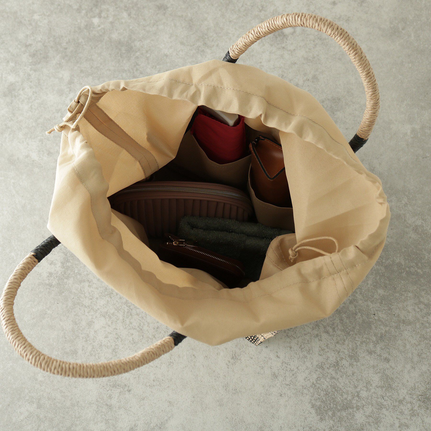 GALLEST「ボーダーボックストート」|トートバッグ|