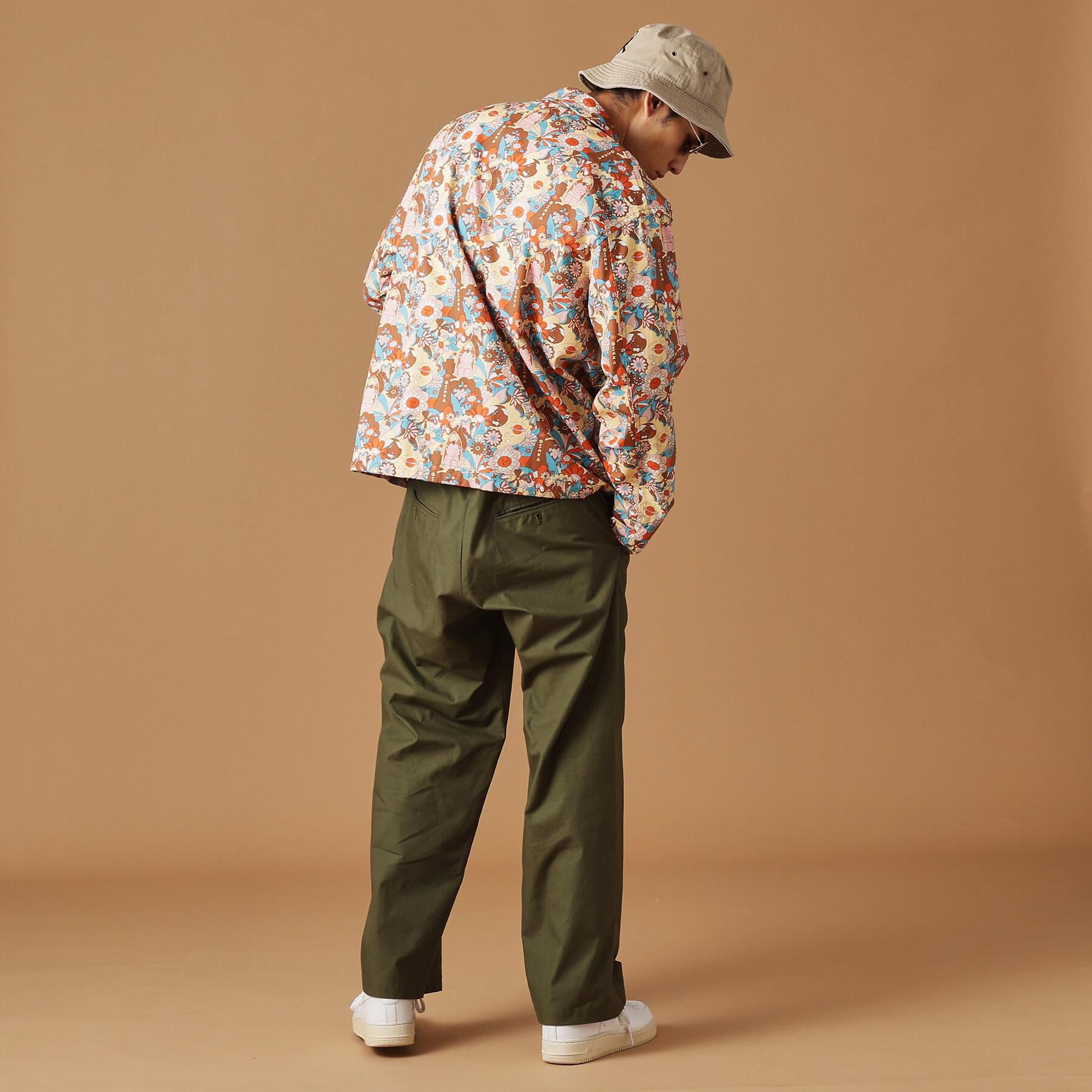 40CARATS&525「【Sサイズ～】ビリケンプリントシャツ地コーチジャケット」|ブルゾン・スタジャン|