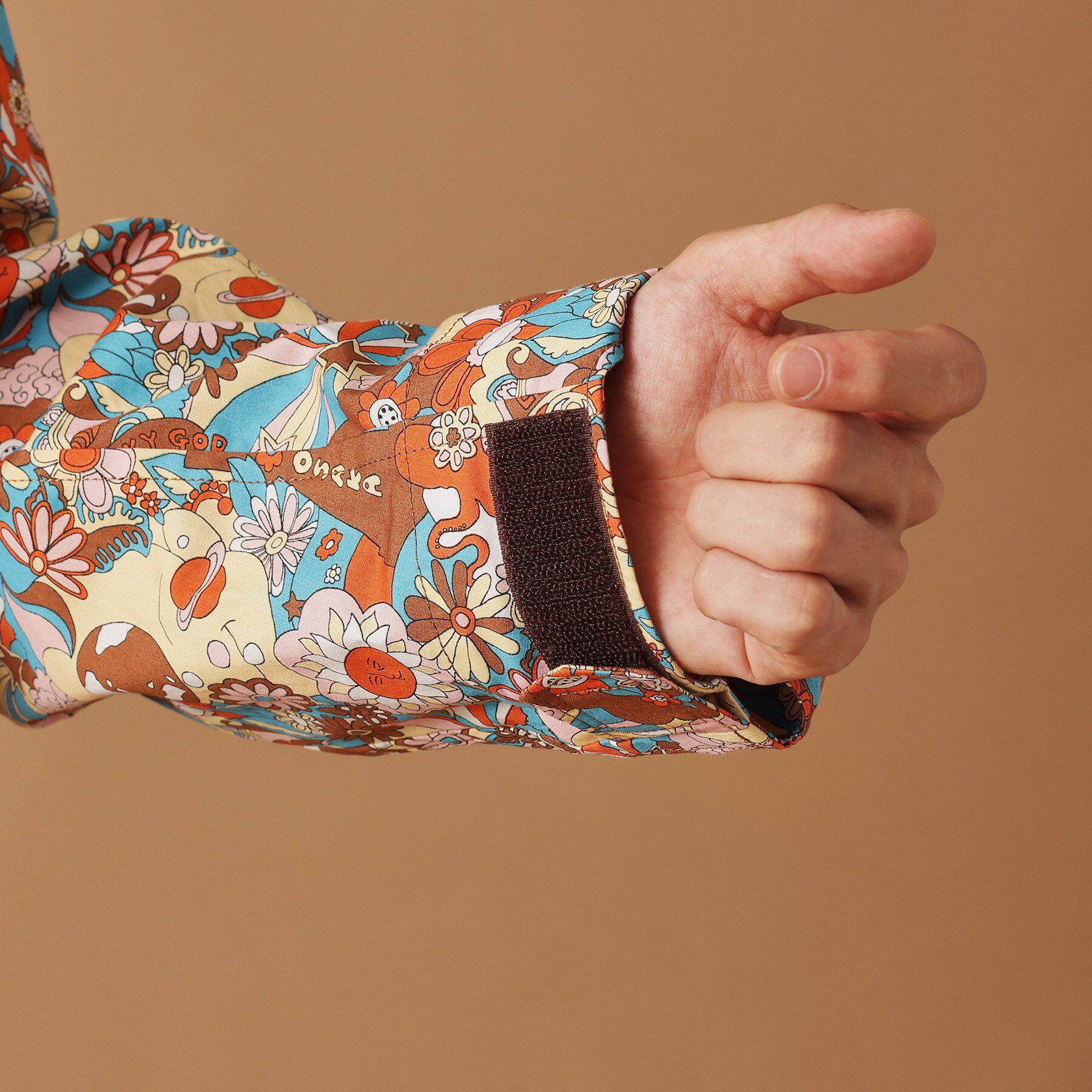 40CARATS&525「【Sサイズ～】ビリケンプリントシャツ地コーチジャケット」|ブルゾン・スタジャン|