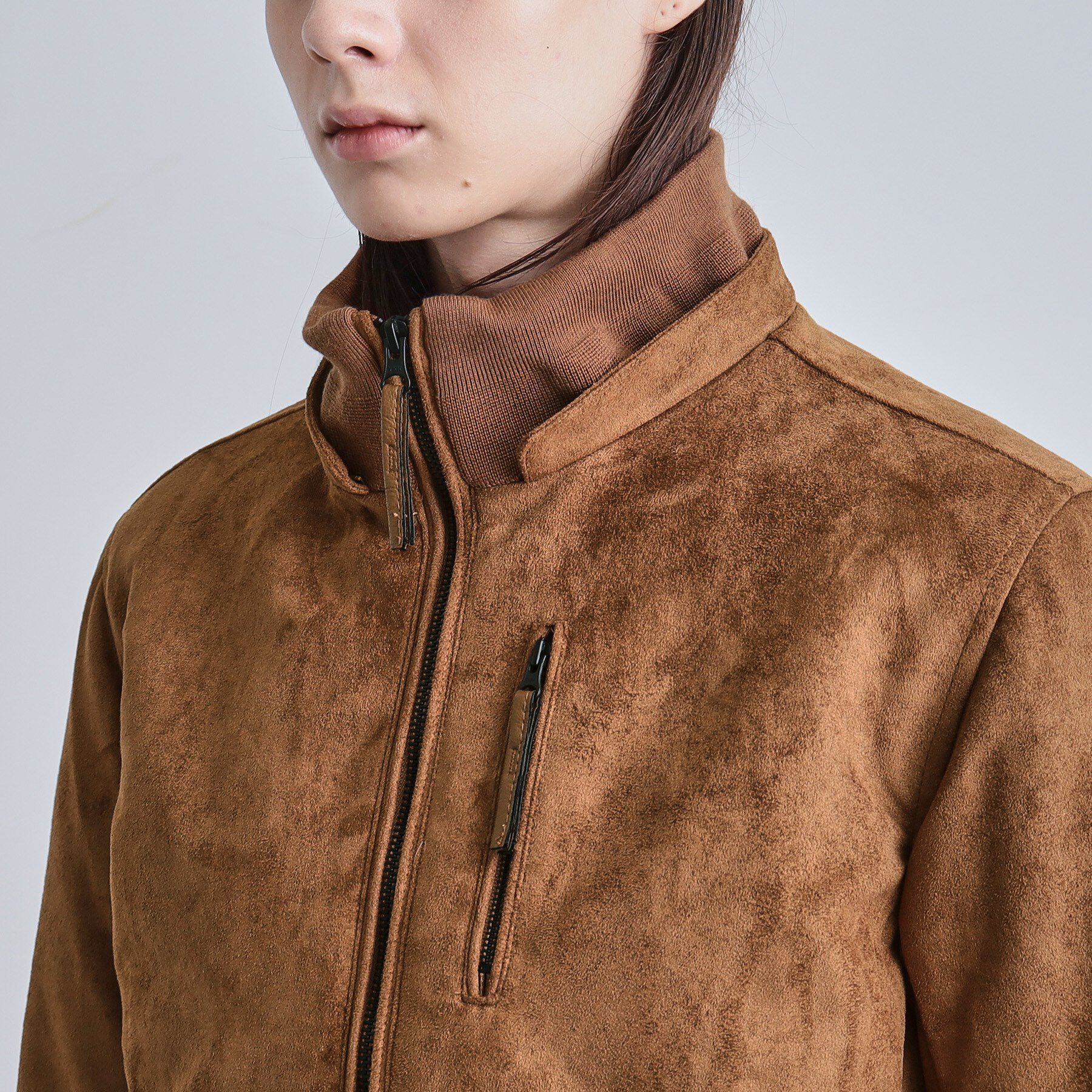 tk.TAKEO KIKUCHI「中綿スエードキルトフードブルゾン」|ブルゾン・スタジャン|