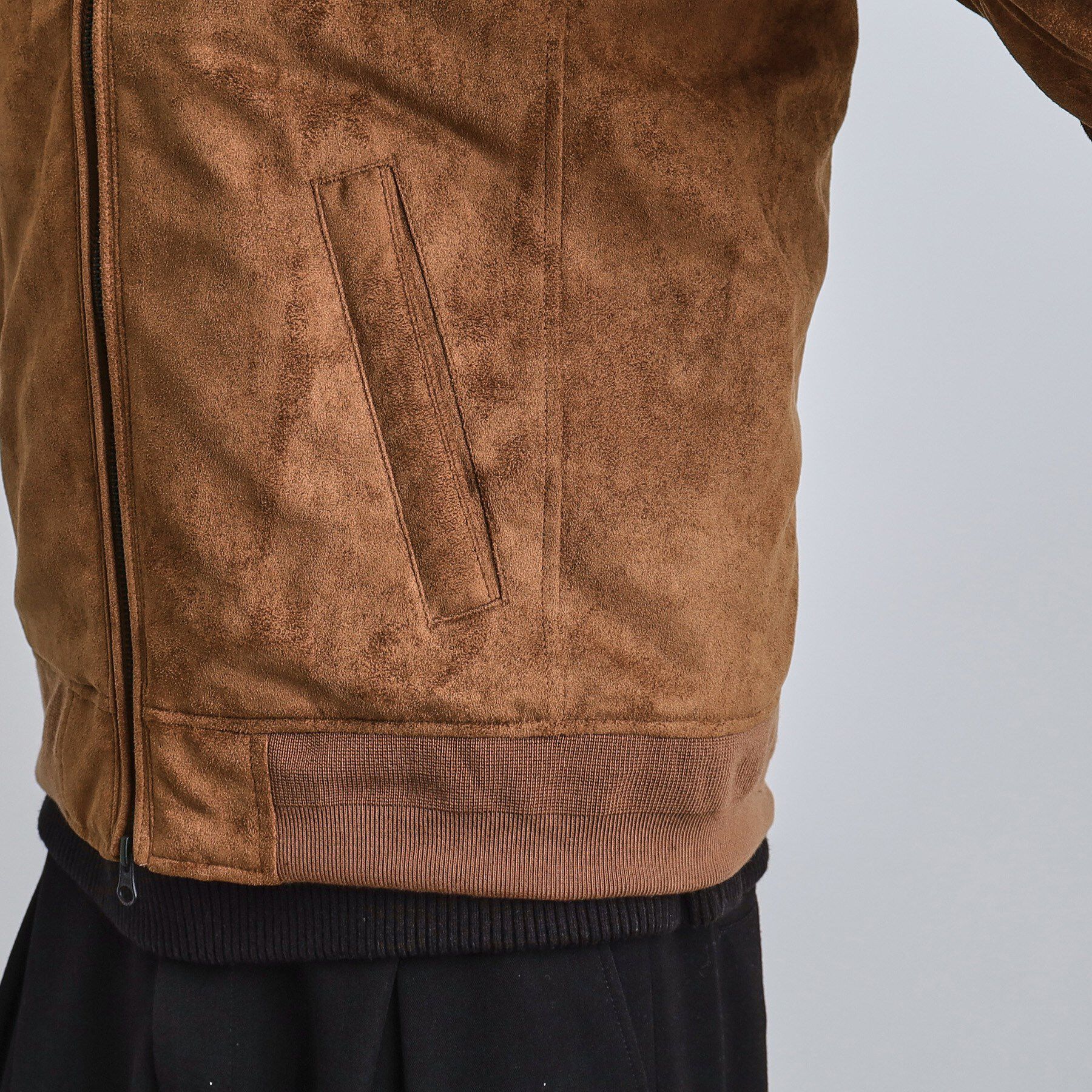 tk.TAKEO KIKUCHI「中綿スエードキルトフードブルゾン」|ブルゾン・スタジャン|