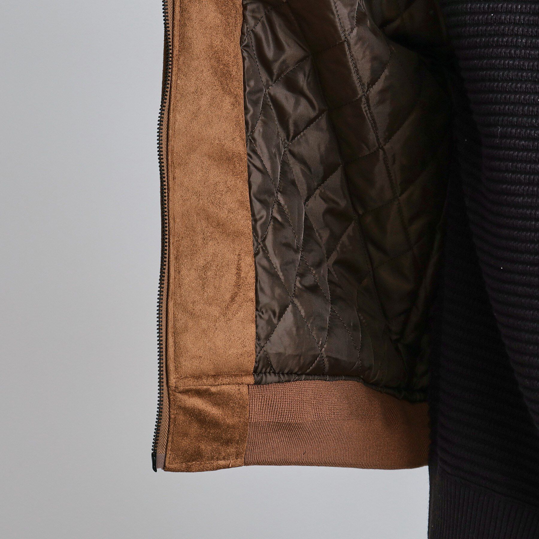 tk.TAKEO KIKUCHI「中綿スエードキルトフードブルゾン」|ブルゾン・スタジャン|