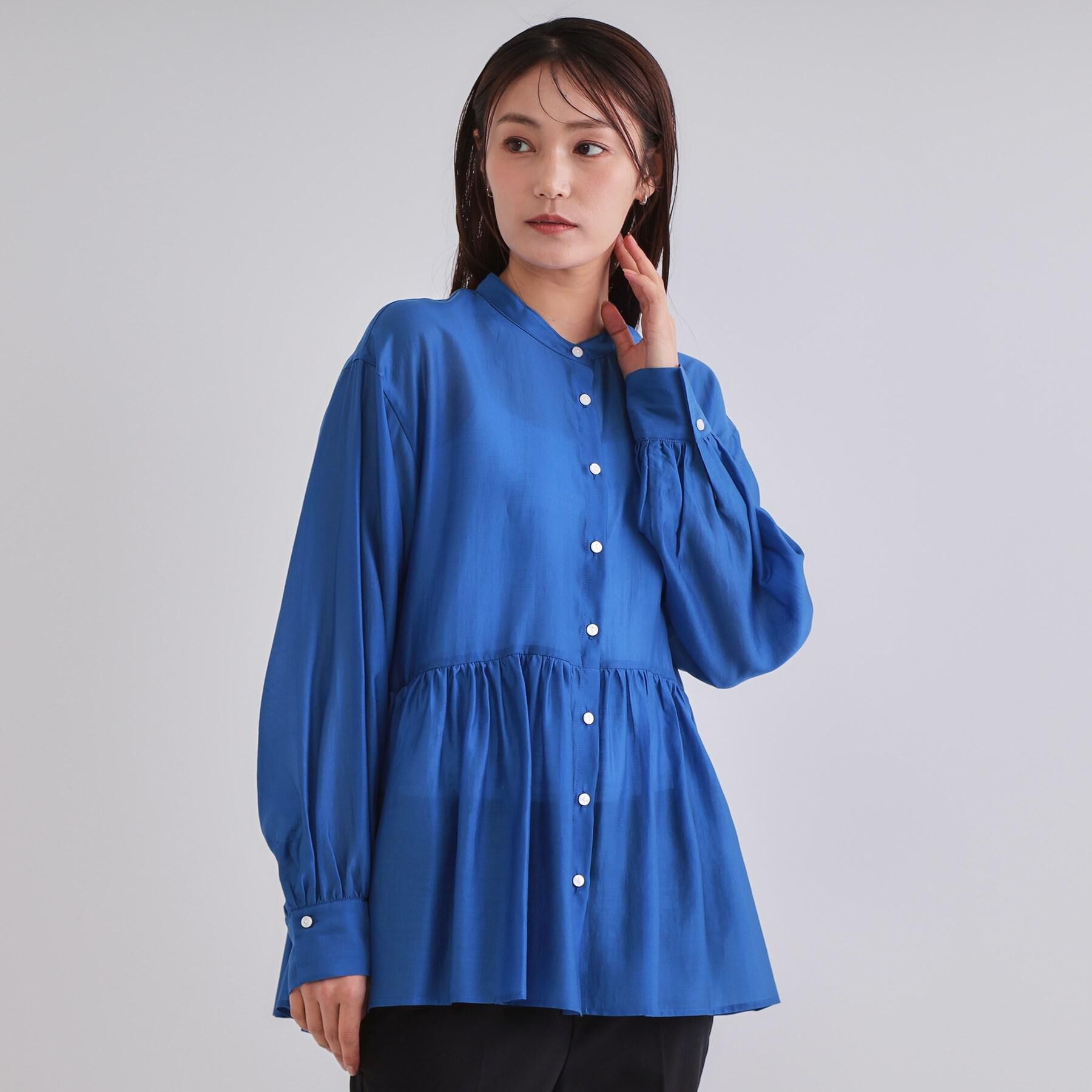 OPAQUE.CLIP「シアーペプラムブラウス【洗濯機洗い可】」|シャツ・ブラウス|