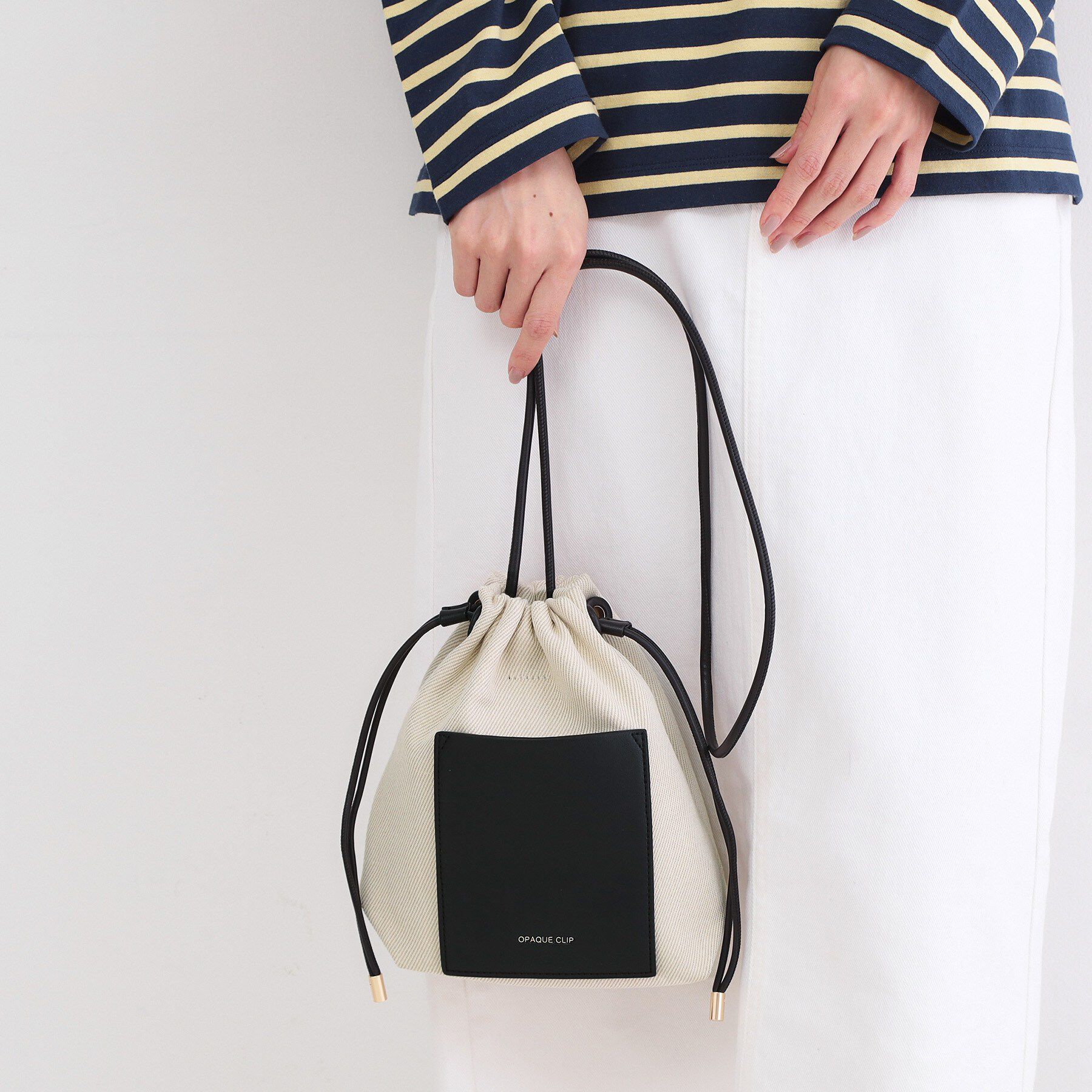 OPAQUE.CLIP「素材アソートサイドドロストミニショルダーバッグ【長さ調整可能】」|ショルダー・メッセンジャー|