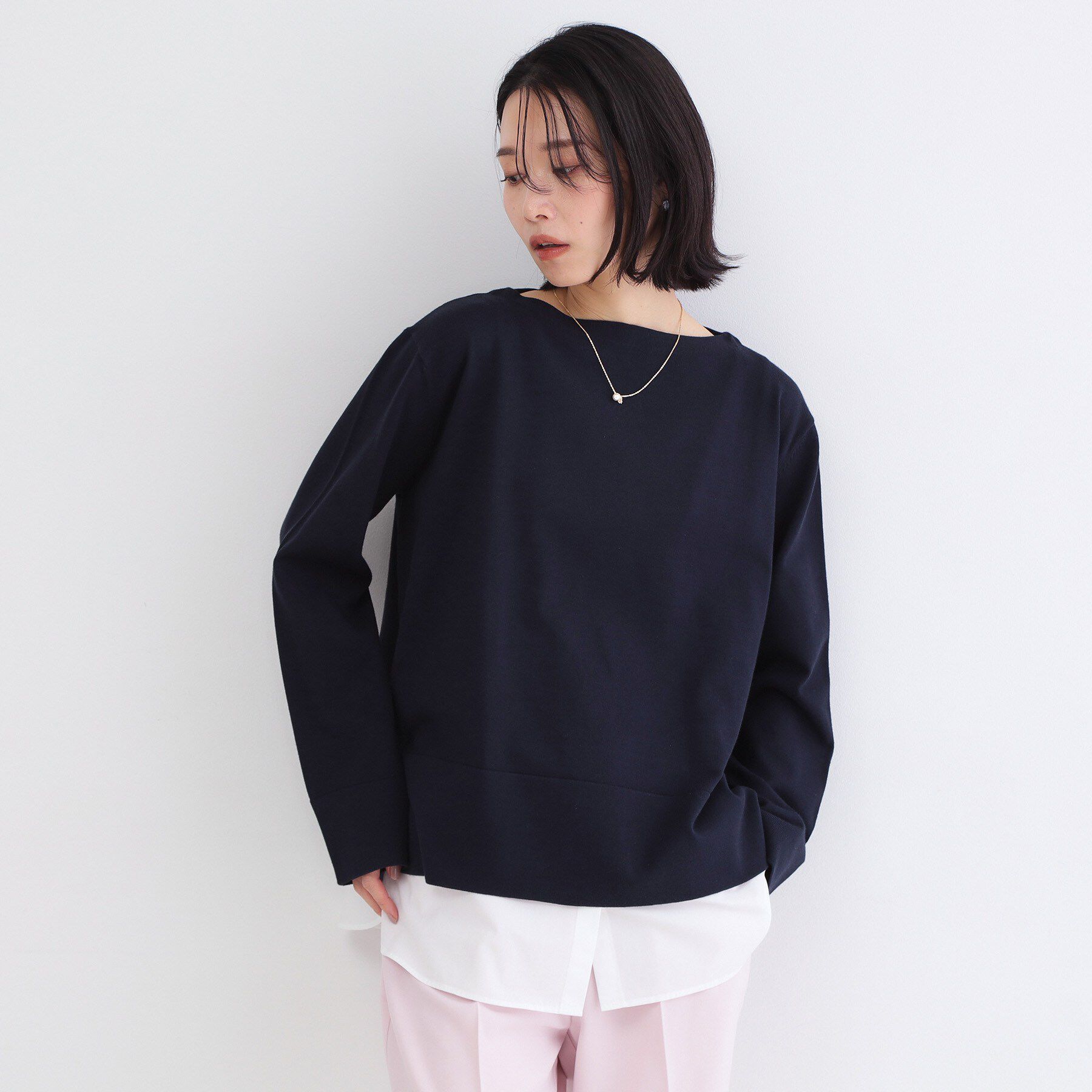 OPAQUE.CLIP「レイヤードドッキングタンクトップ【洗濯機OK】」|キャミソール|